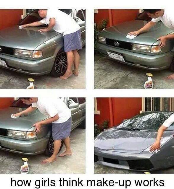 How Girls Think Make Up Works