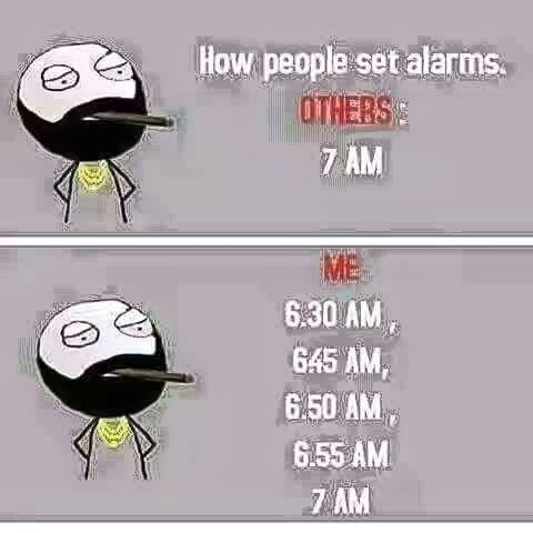 How Peoples Set Alarm