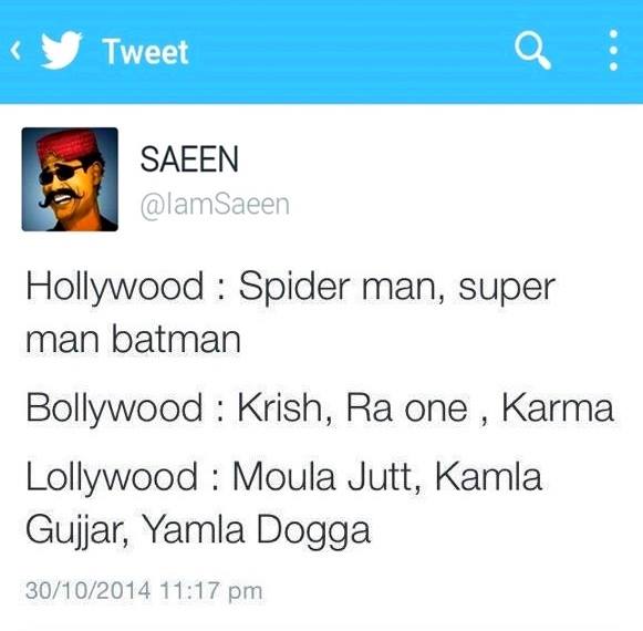 In Hollywood, Bollywood & Lollywood