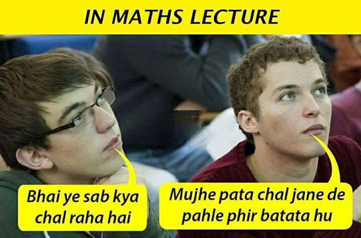 In Maths Lecture