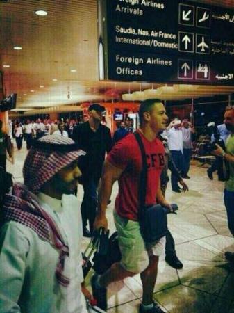John Cena in Saudi Arabia for WWE show