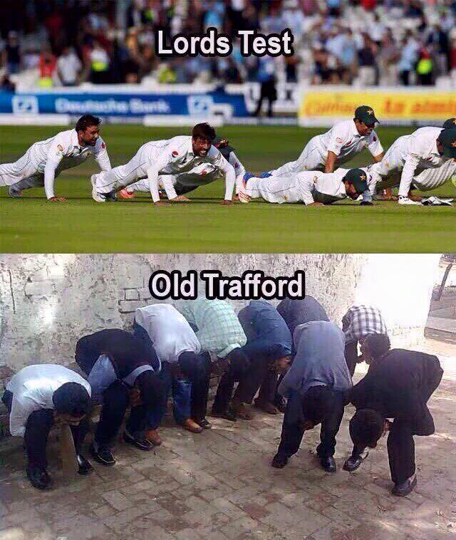 Lords Test vs Old Trafford - Funny Images & Photos