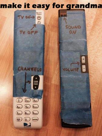 Make it easy for Grandma