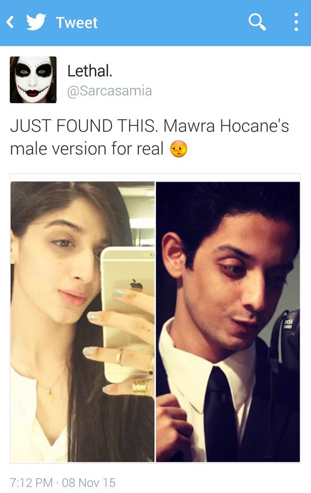 Mawra Hocane's Male Version