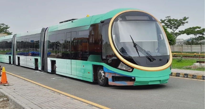 Modern Electric Trams Have Been Launched in Changa Manga
