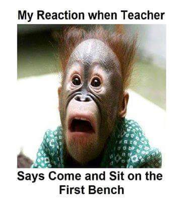 My Reaction When Teacher Says - Funny Images & Photos