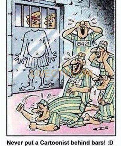 Never Put A Cartoonist Behind Bars