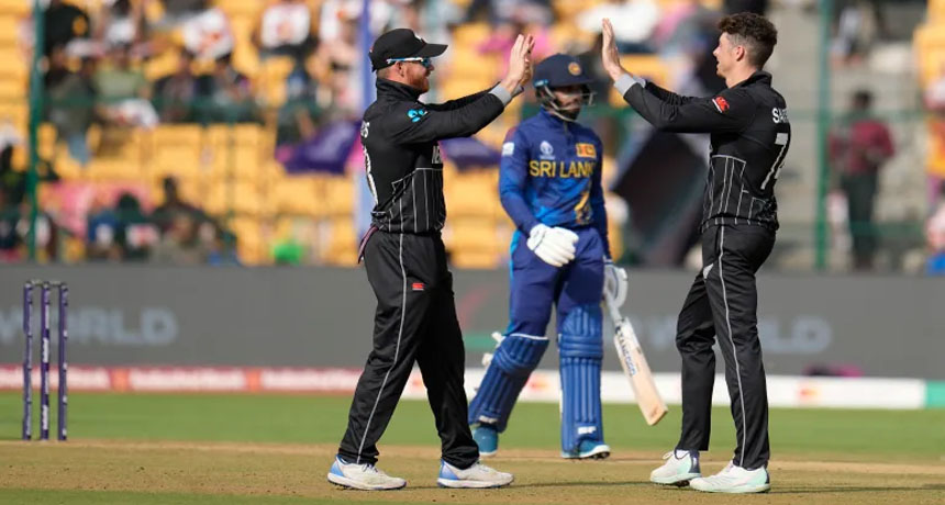New Zealand Beat Sri Lanka in World Cup Clash