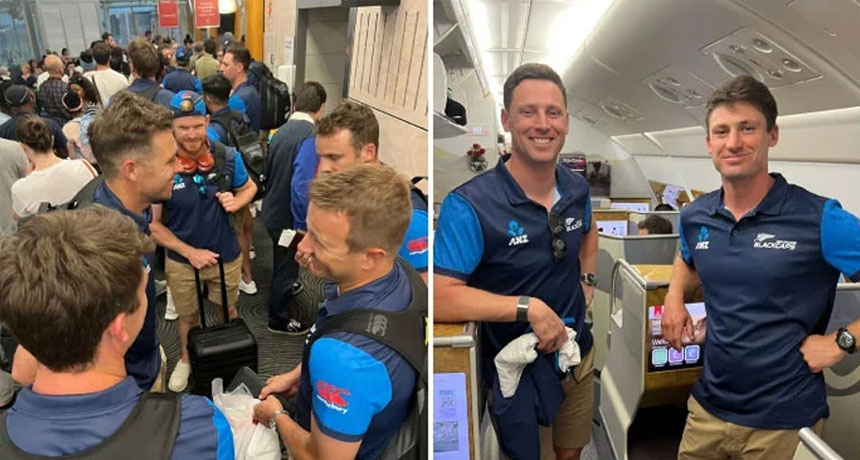 New Zealand Cricket Team Reaches Lahore For Pakistan Tour