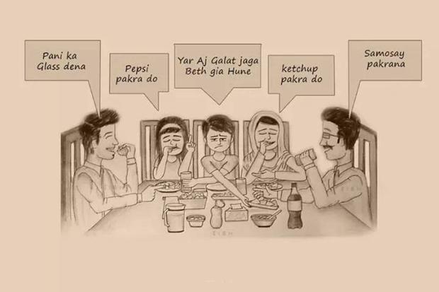On Dining Table - Funny Images & Photos