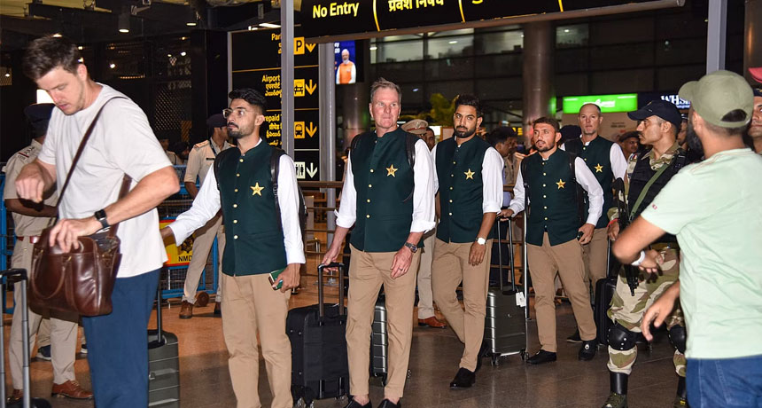 Pakistan Cricket Team Arrives in India After Seven Years