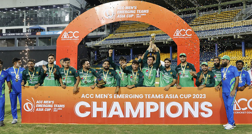Pakistan Won Emerging Asia Cup Title