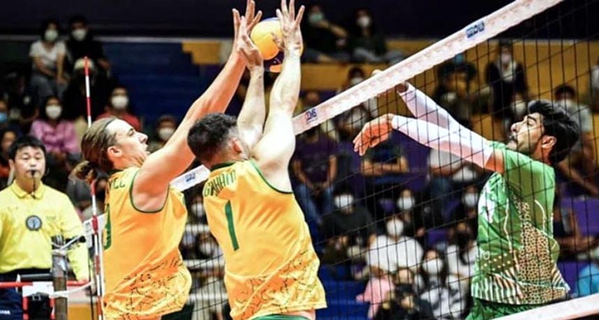 Pakistan volleyball team won second match against Australia