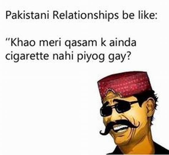 Pakistani Relations Be Like