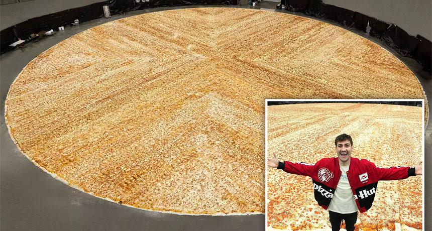 Pizza Hut Breaks Guinness World Record for Biggest Ever Pizza