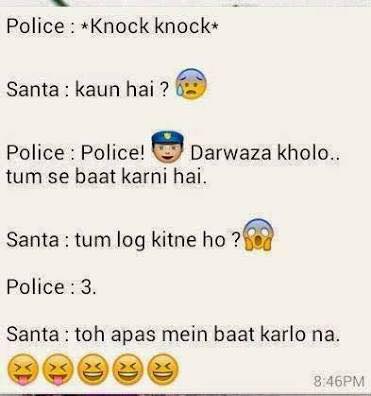 Police vs Santa