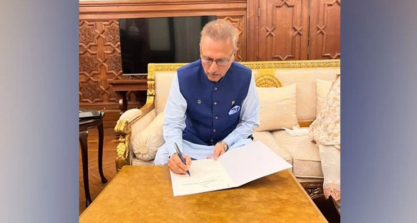 President Dr Arif Alvi Has Officially Dissolved The National Assembly