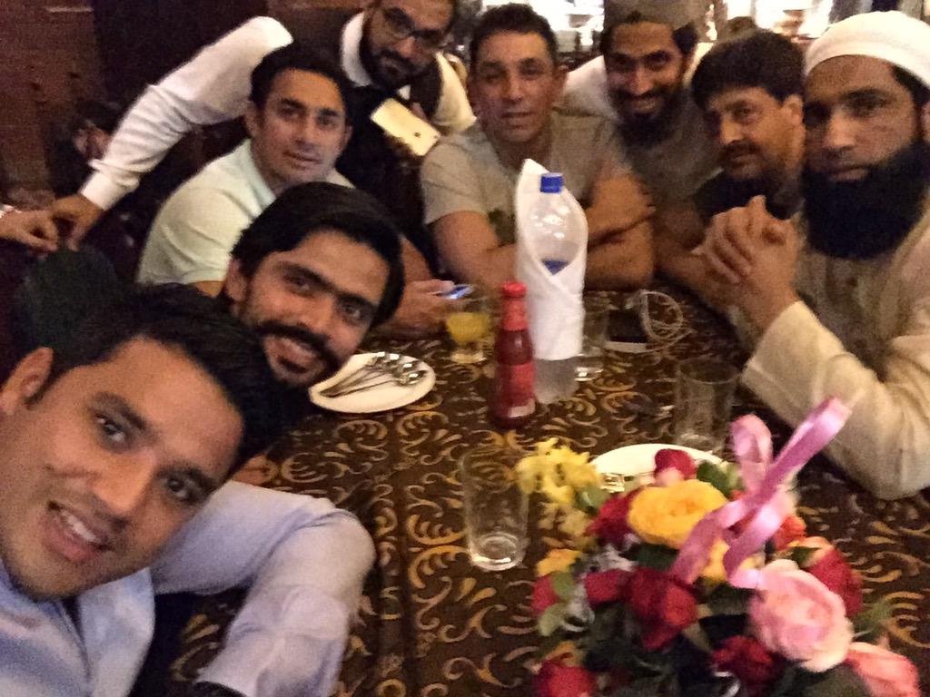 Saeed Ajmal Dinner With Legend Dinner At Lal Qila Lahore