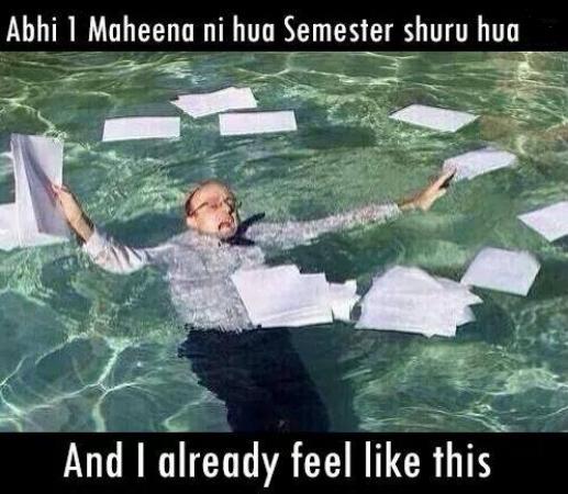 Students Be Like After First Semester