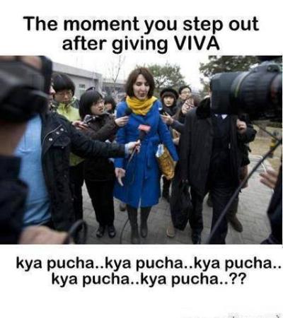 The Moment When You Step Out Giving Viva