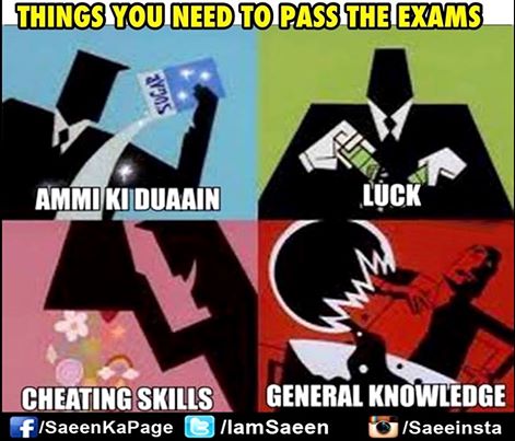 Things You Need To Pass The Exams - Funny Images & Photos