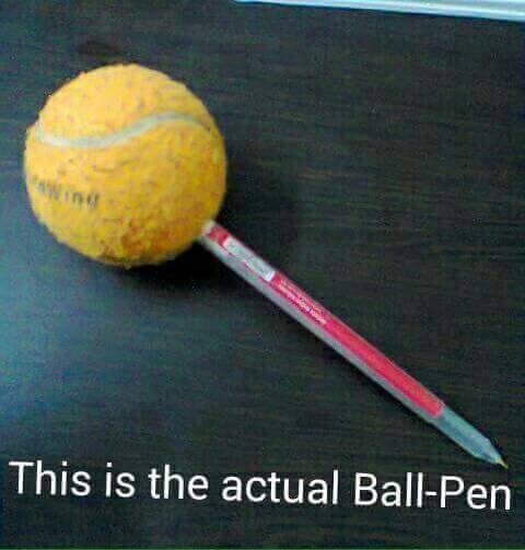 This Is the Actual Ball Pen