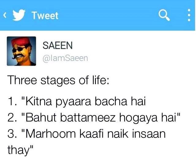 Three Stages Of Life