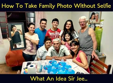 What An Idea To Take Family Photo