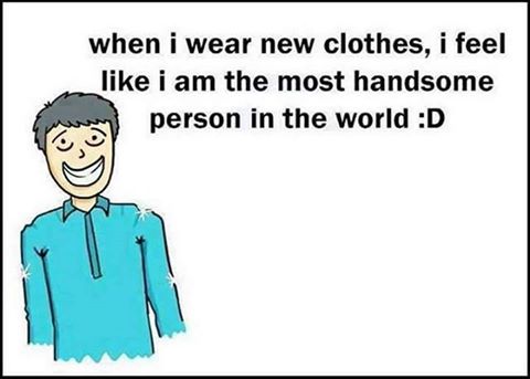 When I Wear New Clothes