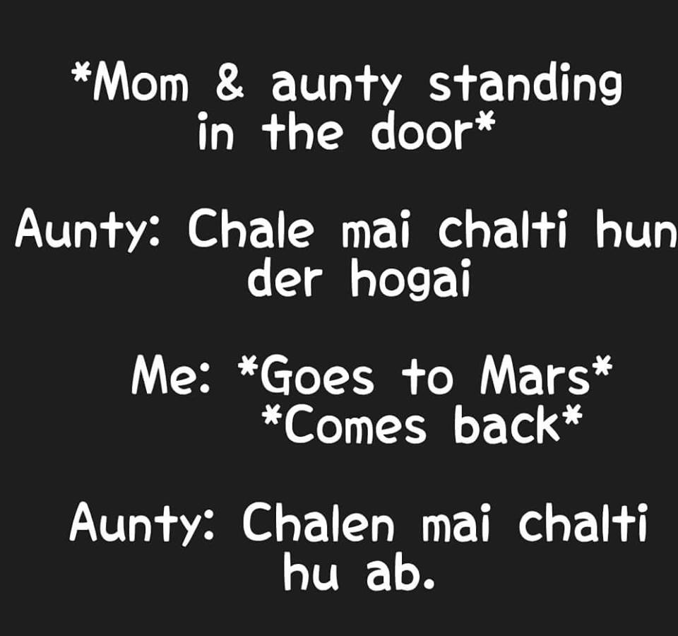 When Mom And Aunty Talks