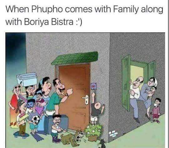 When Phupo Comes With Family