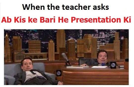 When The Teacher Asks
