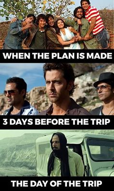 When The Trip Plan Is Made