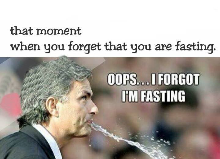When You Forget You Are Fasting