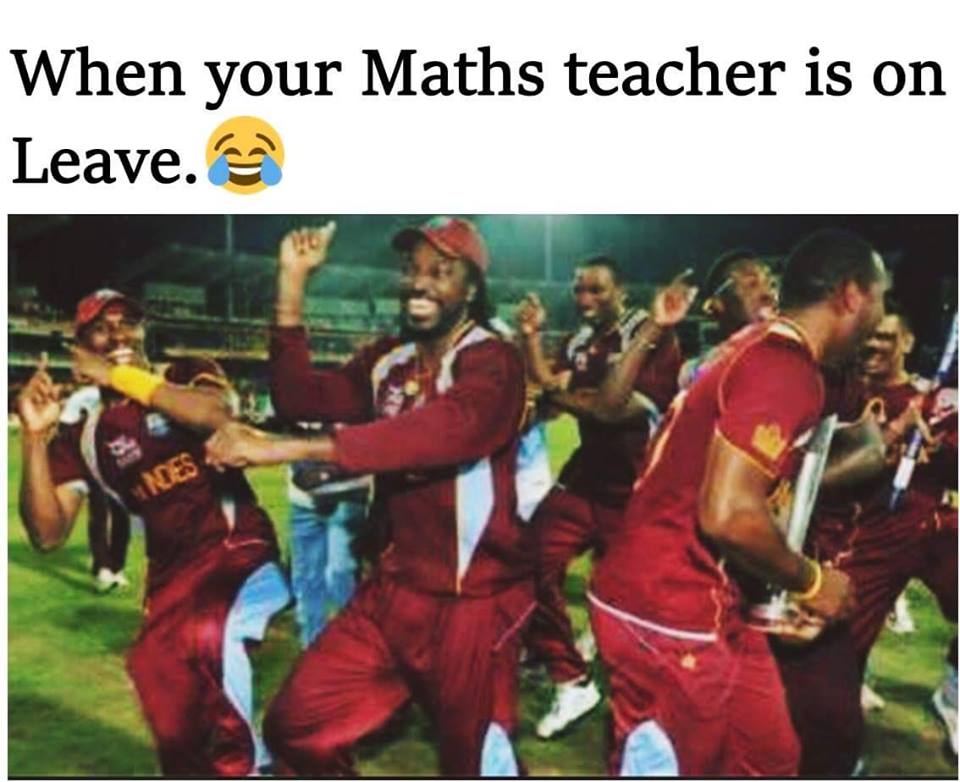 When Your Maths Teacher Is On Leave
