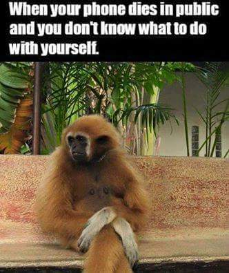 When Your Phone Dies In Public