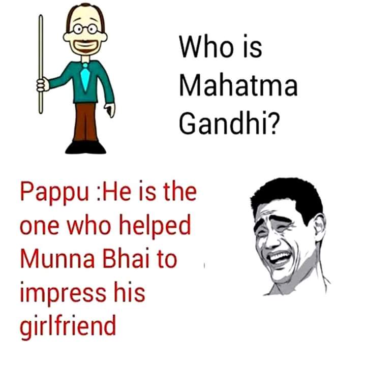 funny photos of mahatma gandhi
