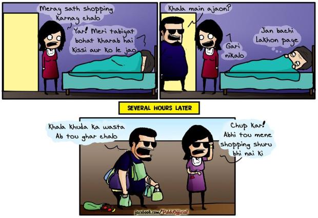 Woman Shopping Craze