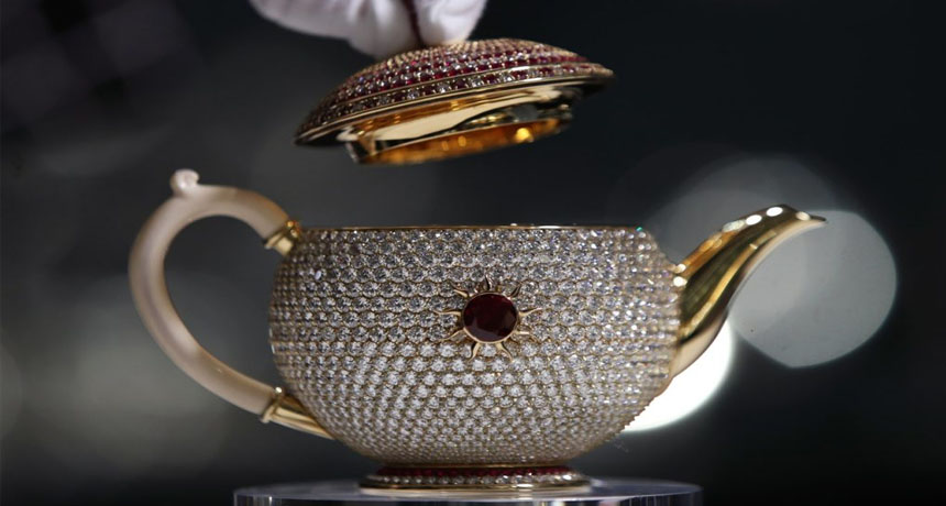 World Most Expensive Teapot Cost Over Rs 92 Crore