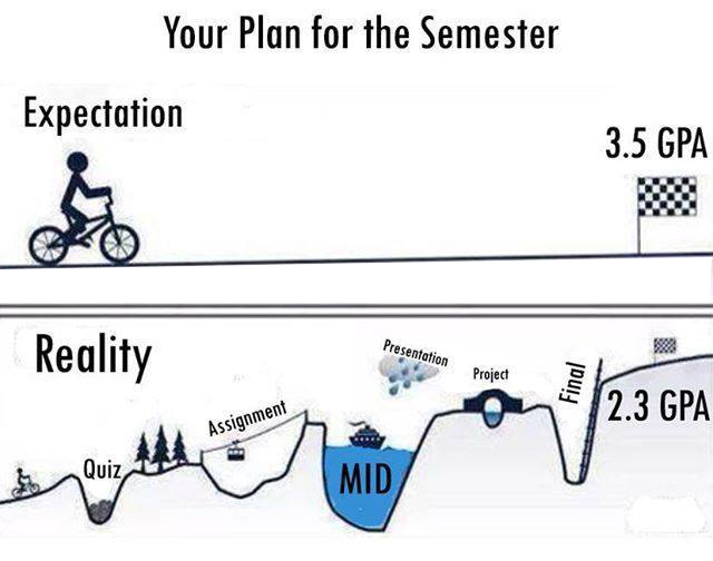 Your Plane For The Semester