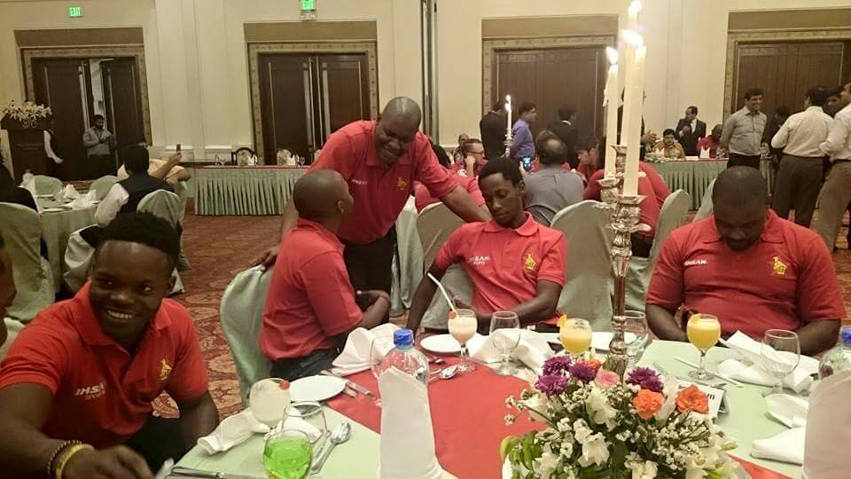 Zimbabwe Cricket Team At Dinner hosted by DCO