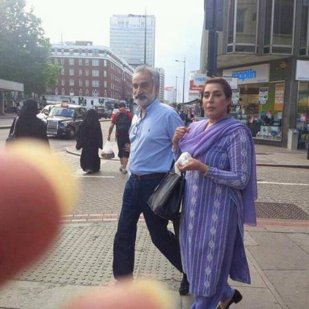 Zulfiqar Mirza & Fehmida Mirza spotted in London