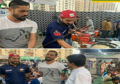 Anwar Ali Visited Rumman Raees Foundation In Karachi In Iftar