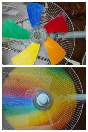 DIY Rainbow Fan