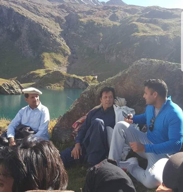 ‪PM Imran Khan In Kohistan With Zulfi Bukhari‬