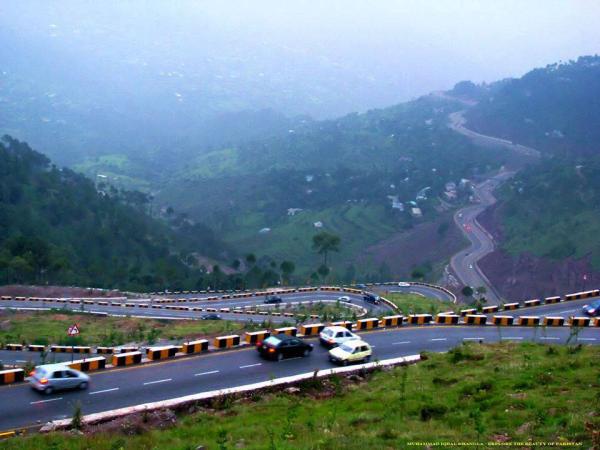 Amazing and Beautiful View of Express Way , Murree, Pakistan