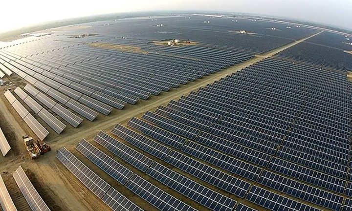 An Aerial View of Quaid e Azam Solar Power