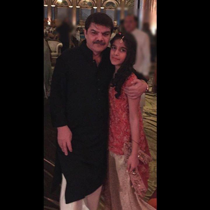 Anchor & Journalist Mubashir Luqman With His Daughter Fajar