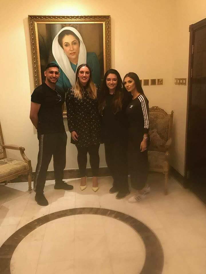 Bakhawar & Aseefa Spent The Day With Boxer Amir Khan & His Wife