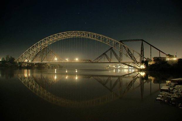 Beautiful Sukkar Bridge, Sukkar, Pakistan